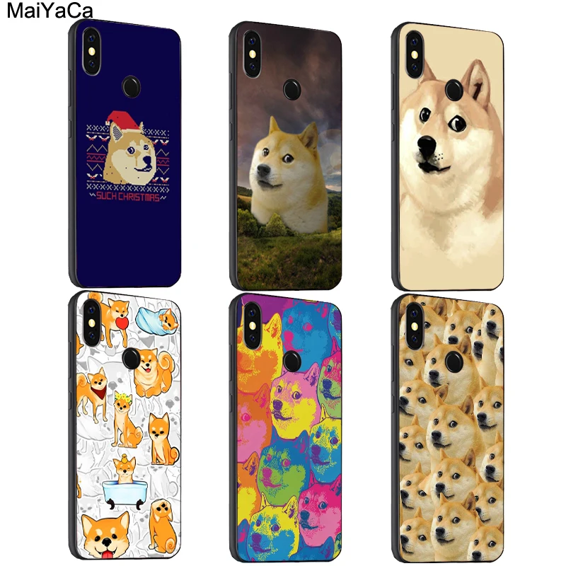 

MaiYaCa DOGE MEME Shiba Inu Dog Case For Xiaomi Redmi S2 6 6A 6pro 4X Note 5 Pro 5A 7 Mi 8 9 6X A2 Mix 2s Max 2 3 F1