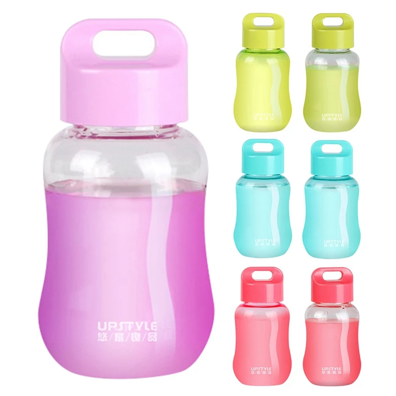 

180Ml Plastic Colorful Water Bottle Bpa Free Portable School Water Bottles For Children Kids Mini Cute Bottle For Water