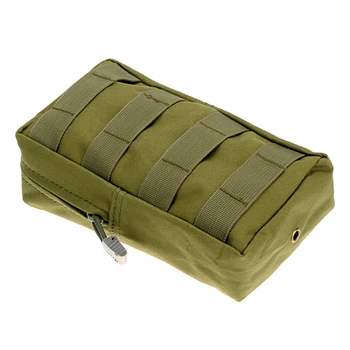 

Military Nylon Army Fans Camo Magazine Pouch Bag Waist Bag Pouch Case - Green Color