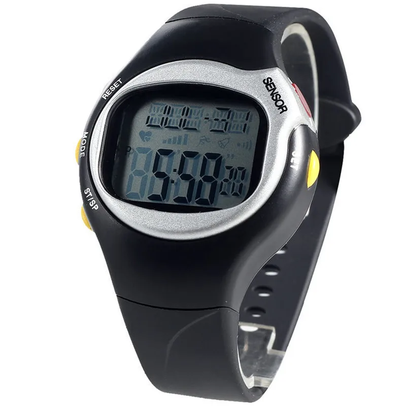 Digital LCD Pulse Heart Rate Monitor Watch Calories Counter Fitness ...