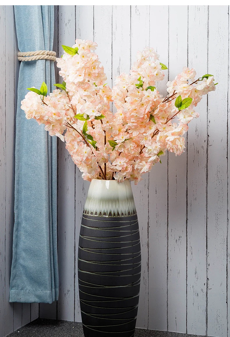 US $289 0 60CM 80CM Decorative home accessories large floor vase office decorations friends colleagues ts in Vases from Home & Garden on HTB1HPrZaQzoK1RjSZFlq6yi4VXaZ