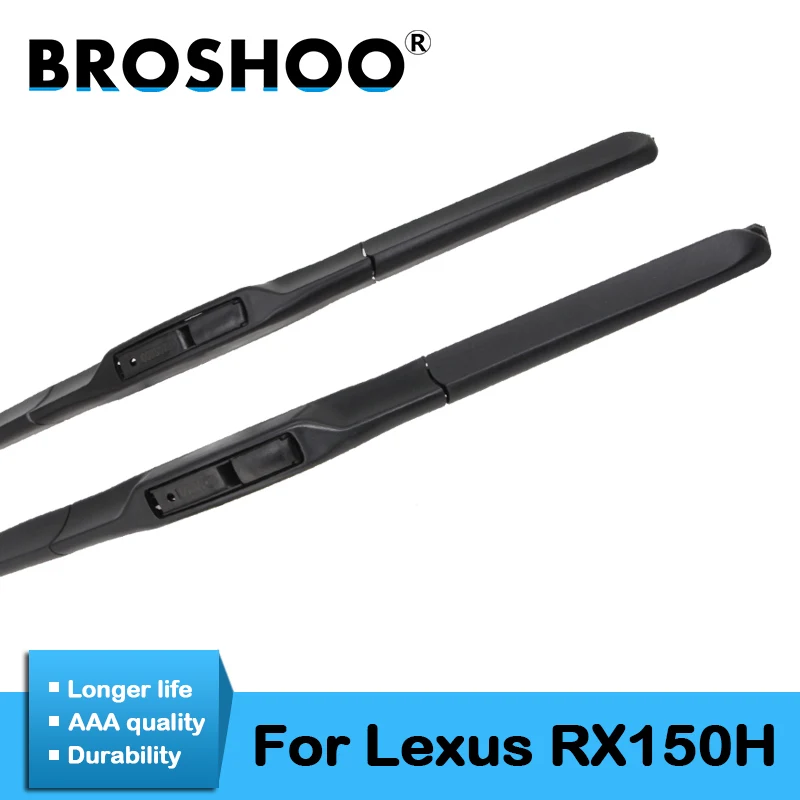 

BROSHOO Car Windscreen Wipers Blade For Lexus RX150H 26"&22", Fit Standard Hook Arm 2004 2005 2006 2007 2008 2009 2010 2011