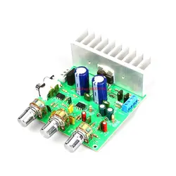 KYYSLB двойной AC12 ~ 15 в 40 Вт * 2 TDA7265 усилитель платы DIY Высокое качество звука HiFi супер LM875 усилитель мощности