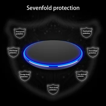 

Qi Wireless Charger for iPhone 8 X 5W Fast Wireless Charging for Samsung S8/S8+/S7 Edge Nexus5 Lumia 820 USB Charger Pad