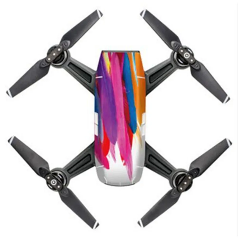 Квадрокоптер DJI SPARK RC водонепроницаемый FPV Racer Drone корпус наклейки камуфляжные