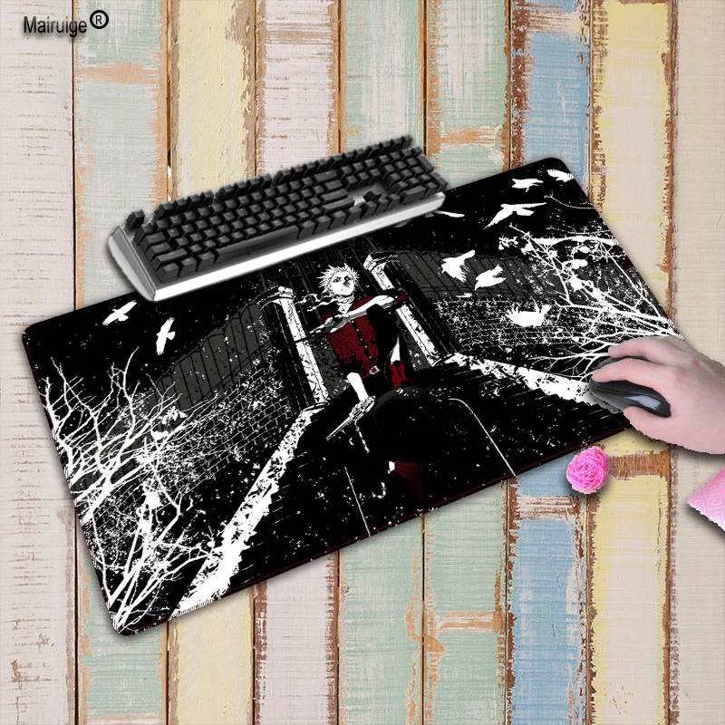  Mairuige Anime Boy Large Gaming Mouse Pad Lockedge Mouse Mat For Laptop Computer Keyboard Pad Desk 