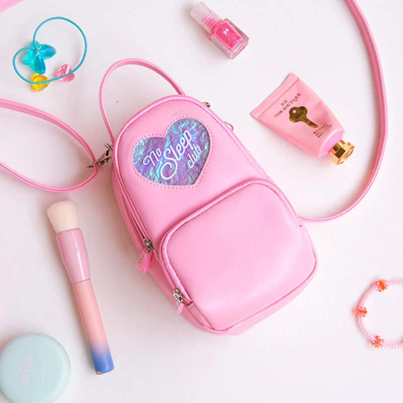 Fashion Casual Pink Messenger Bag Women Small Strap Crossbody Shoulder