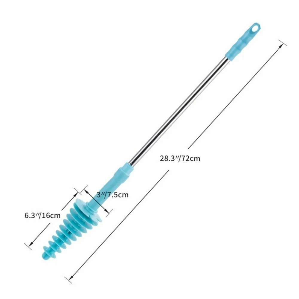 Гибкая щетка для унитаза с длинной ручкой Плунжер для ванной средство для удаления засоров раковина unblocker Прочный инструмент для засорения кухонного Слива nettoyage Новинка