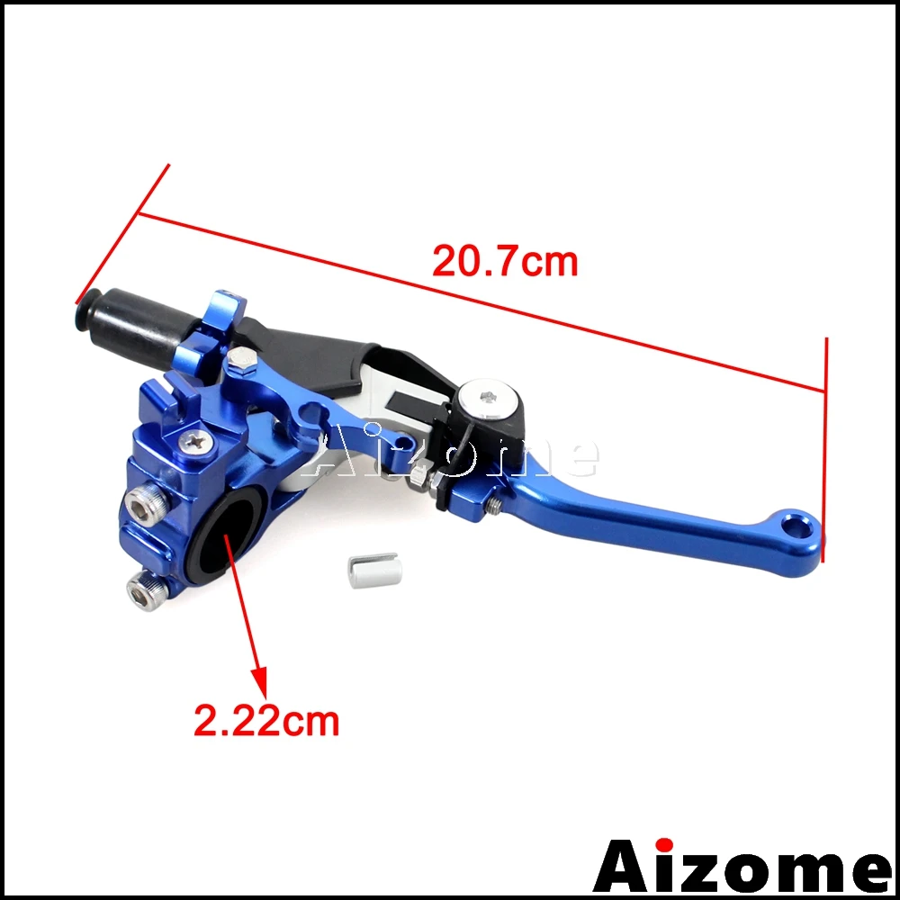 Универсальный Байк 22 мм 7/" руль регулируемый складной рычаг сцепления для Yamaha TTR WR YZ YZF 80 85 125 250 426 450 MX Enduro