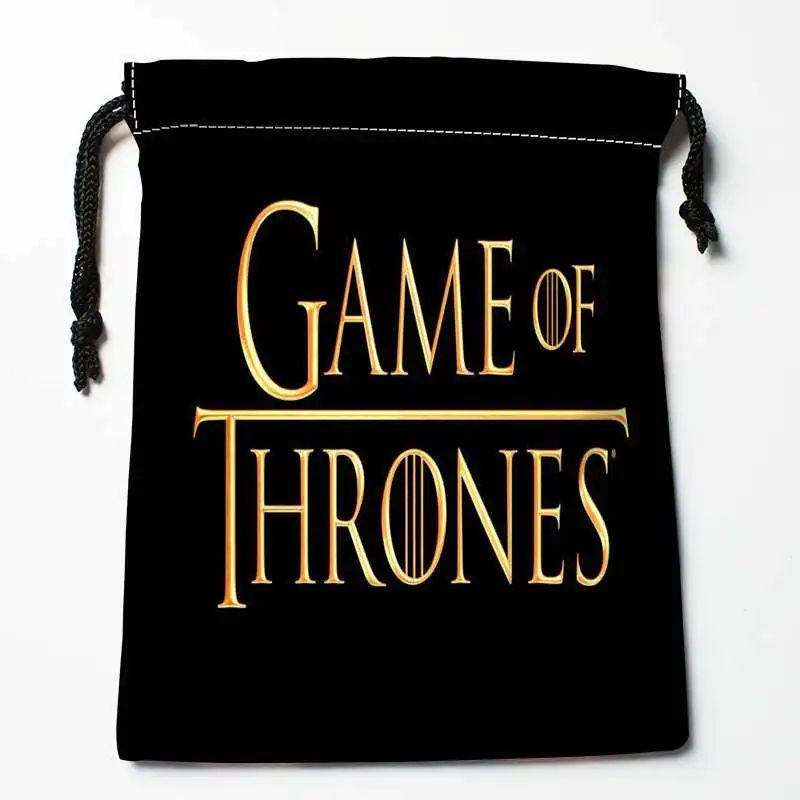 

New Arrival Game of Thrones Drawstring Bags Custom Storage Printed Receive Bag Type Bags Storage Bags Size 18X22cm