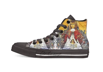 

Labyrinth Poster Casual High Top Canvas shoes sneakers For Drop shipping