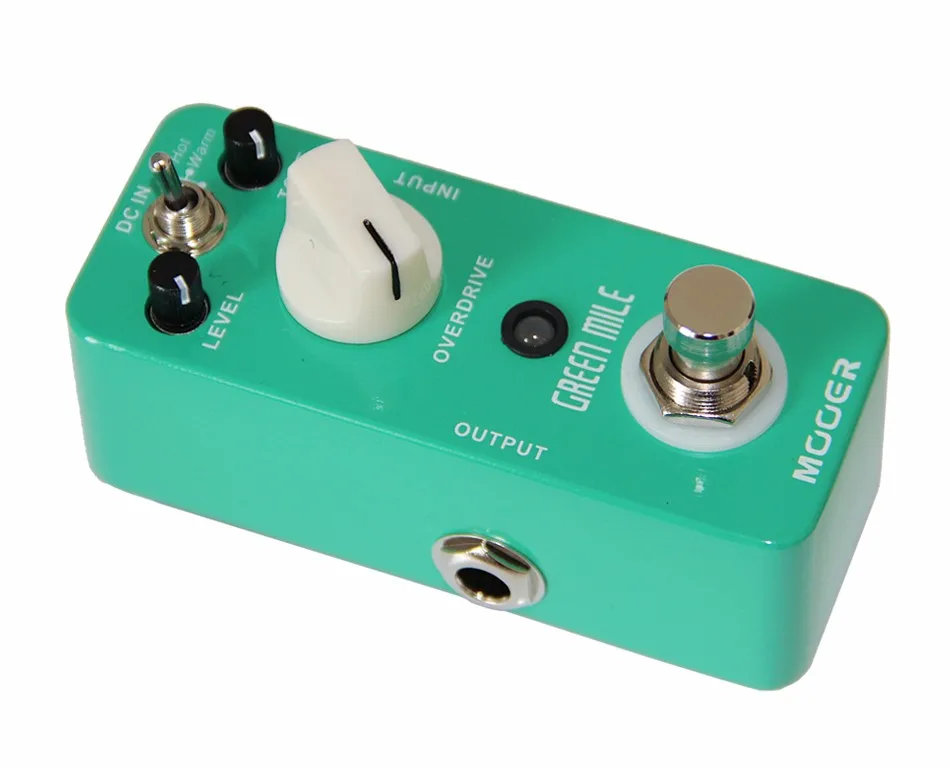 Педаль эффектов MOOER Green Mile True Bypass Overdrive/педаль электрогитары