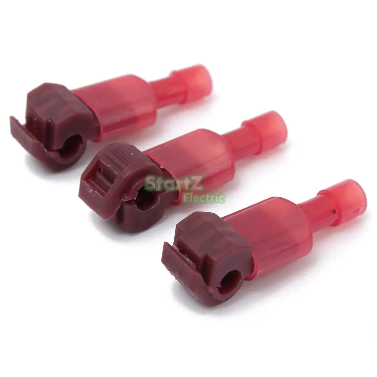 100Pcs Red Scotch Lock Wire Connectors Quick Splice Terminals Crimp
