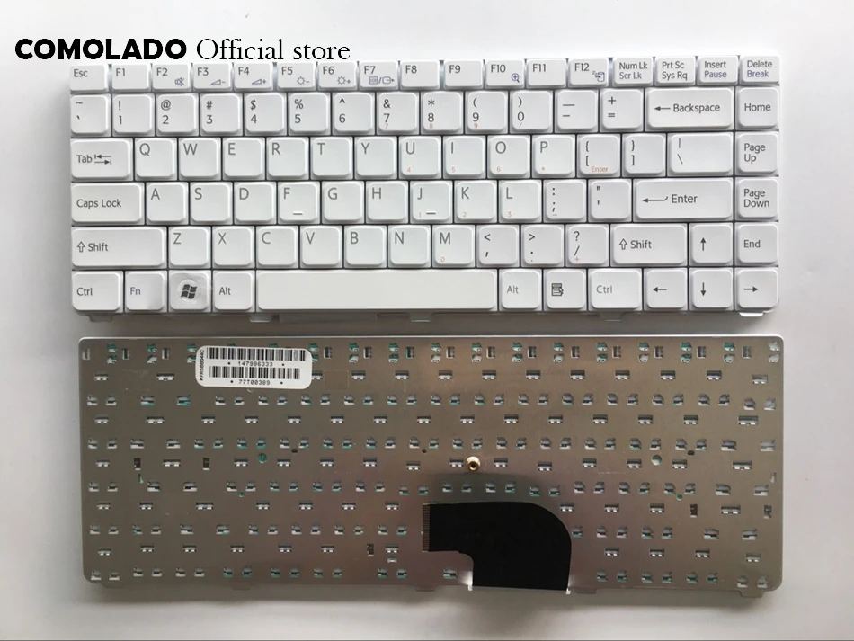 

US English Keyboard For SONY Vaio VGN-FE Series VGNFE VGN-FE25GP white keyboard US Layout