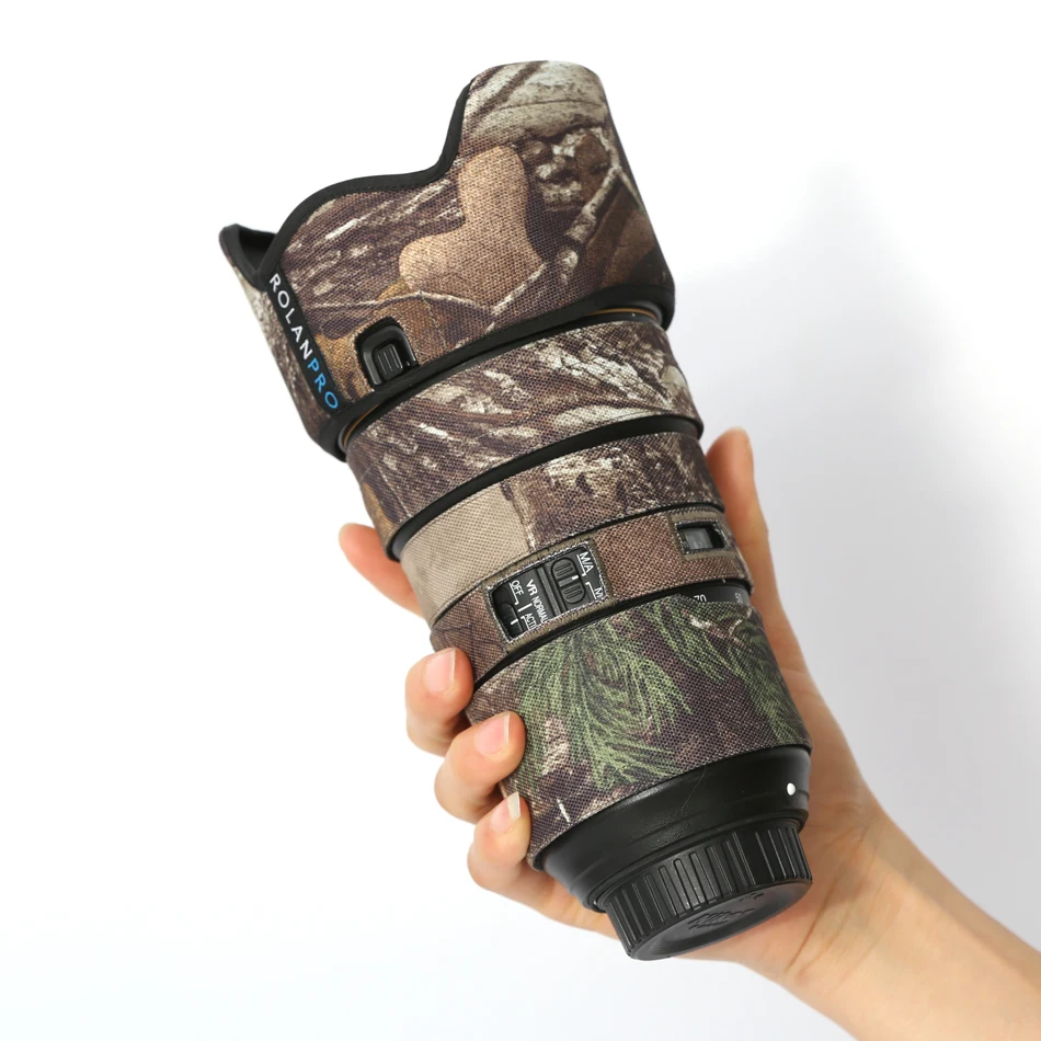 Камуфляжный чехол для объектива Nikon AFS 24 70 мм F/2.8E ED VR|Сумки фото-/видеокамеры| |