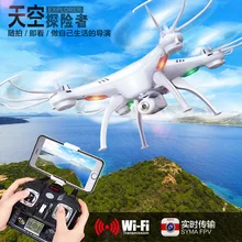 SYMA X5SW Радиоуправляемый квадрокоптер с поддержкой Wi-Fi IOS Android R/C Дрон с/без HD FPV камерой 6 осей rc helicopper