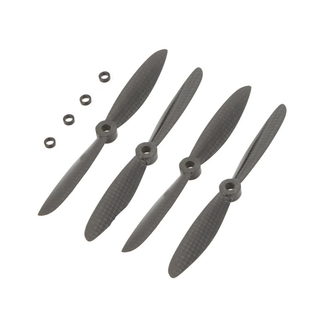 

2 Pairs 6045 6*4.5 Carbon Fiber Propeller Prop CW/CCW for QAV250/280 H250 Multirotor Quadcopter