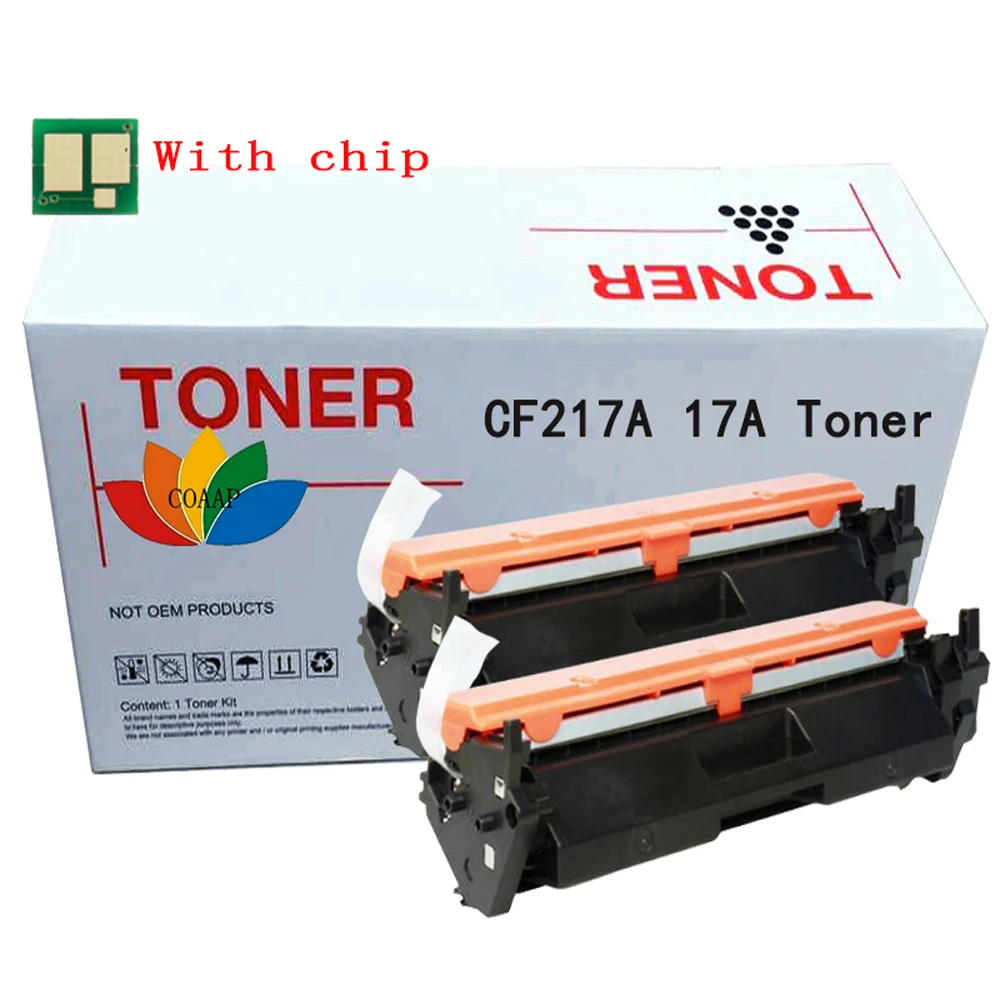 2 pack CF Toner Cartridge Replacement for HP 17A LaserJet Pro M 102a 102w 130a 130fn 130fw 130nw Printer