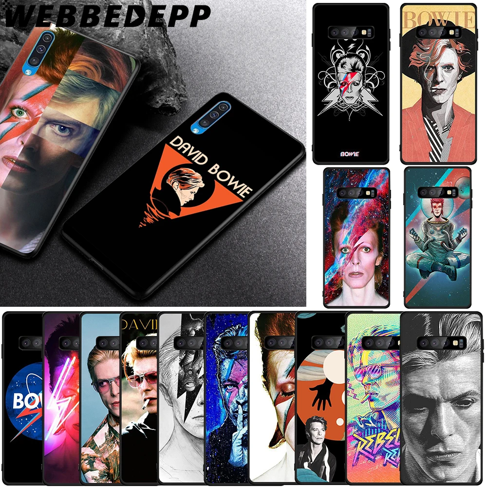 WEBBEDEPP David Bowie Мягкий чехол из ТПУ для Samsung Galaxy S6 S7 Edge S8 S9 S10 Plus S10e | Мобильные телефоны