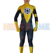 Желтый фонари косплэй костюм 3D печатных высококачественный спандекс Zentai боди Хэллоуин для взрослых/детей/индивидуальный заказ