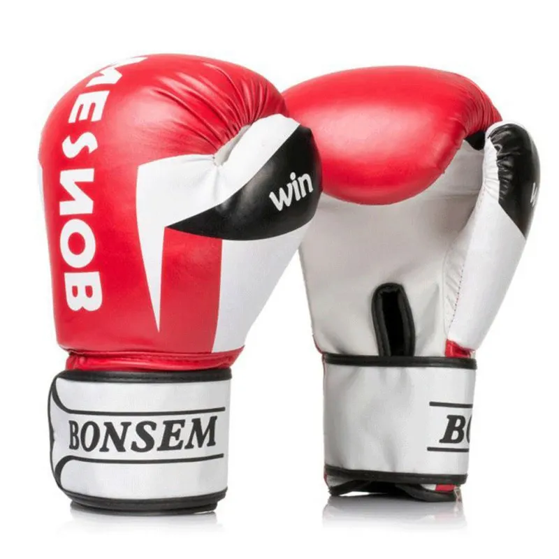 Buy PU Leather Boxing Gloves Men Sport Sanda Mittens