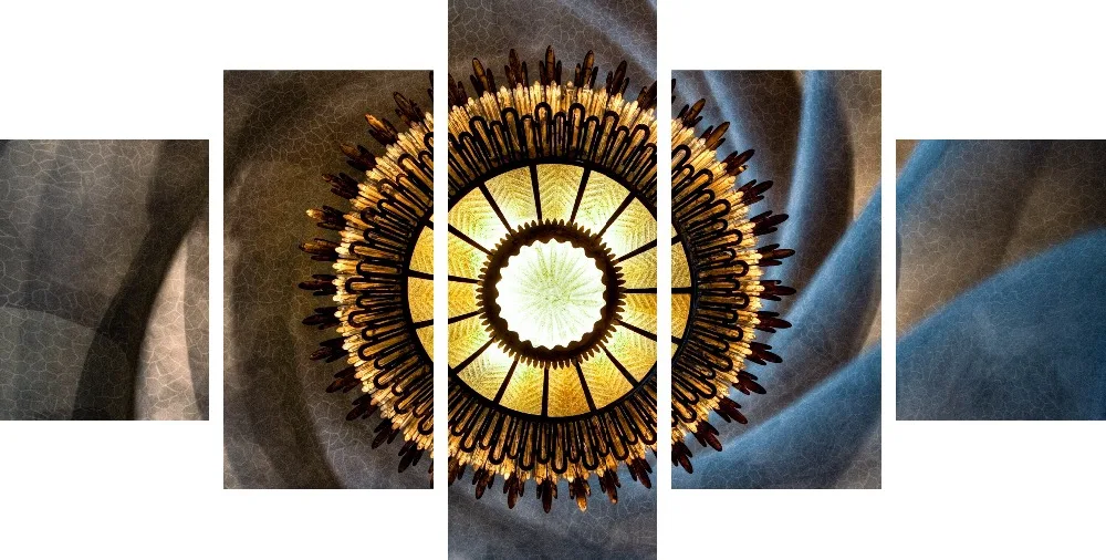 5 Pieces/Set Modern Abstract Wall Art High Definition Screen Printed