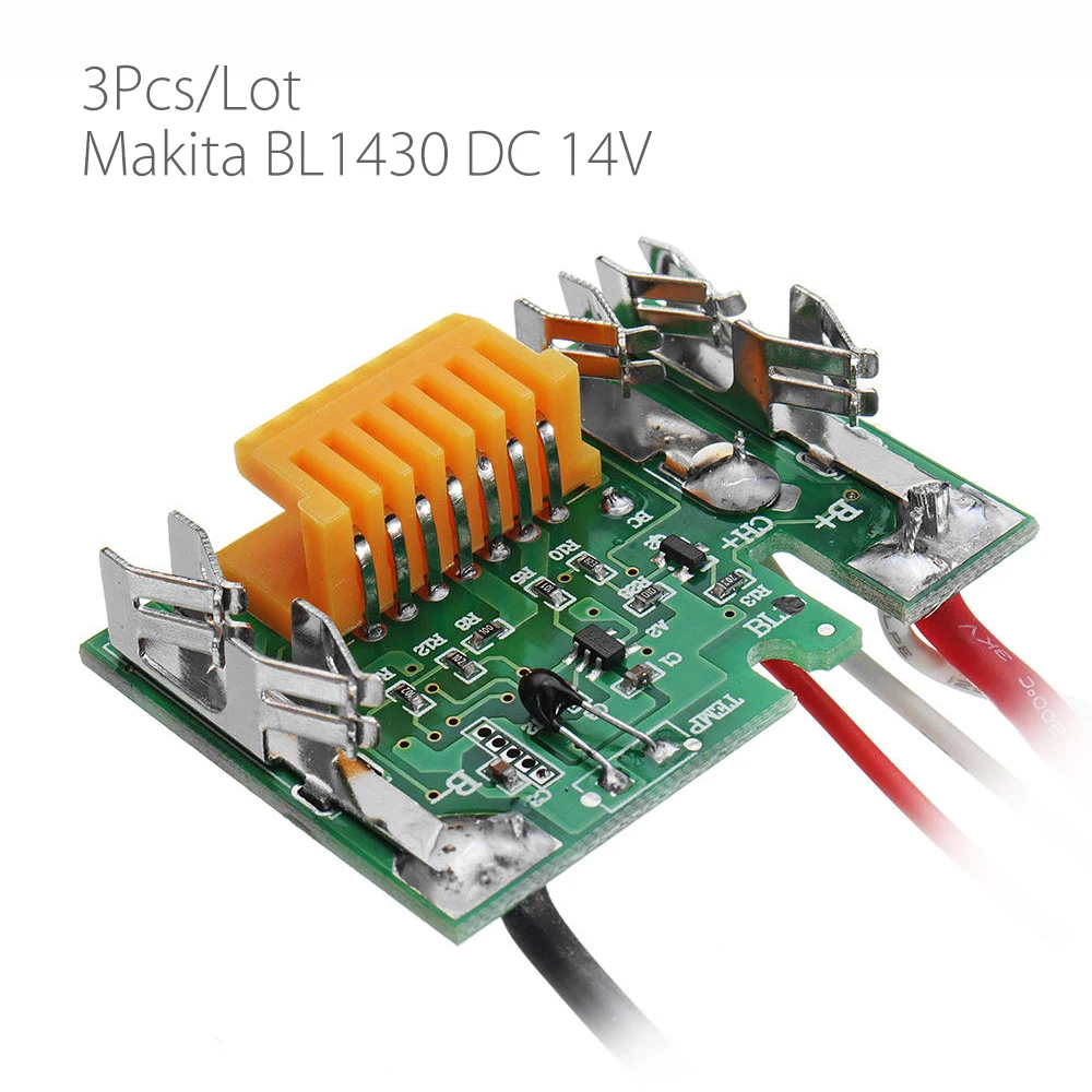 Защитная печатная плата Makita BL1430 устройство для защиты аккумулятора 3 шт./лот 14 В