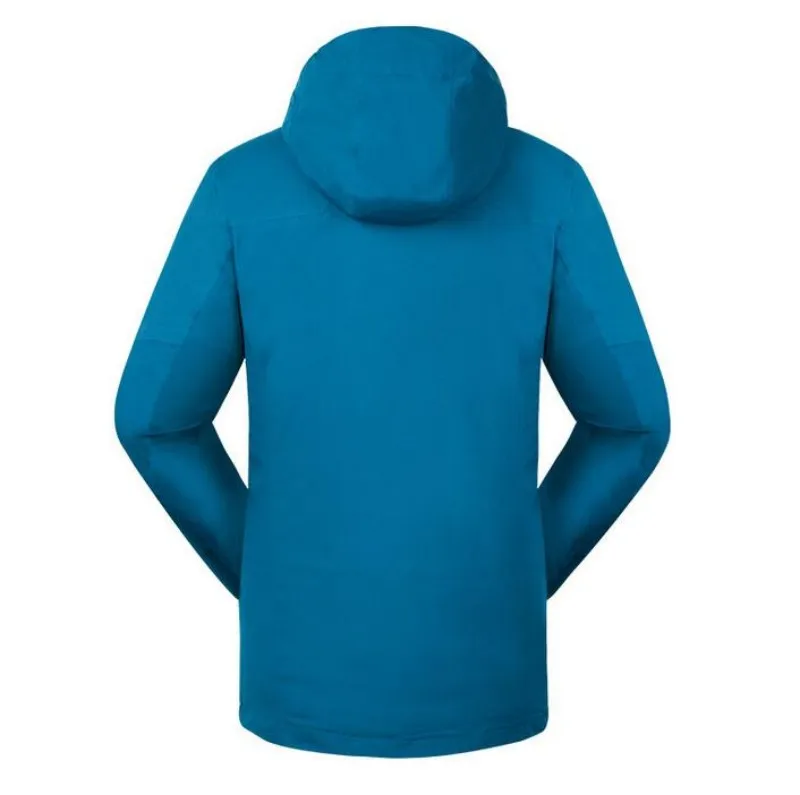 Высококачественная Мужская походная куртка из двух частей, Теплая Лыжная верхняя одежда для туризма, флисовая Лоскутная Мужская куртка, ветровки, термокуртка