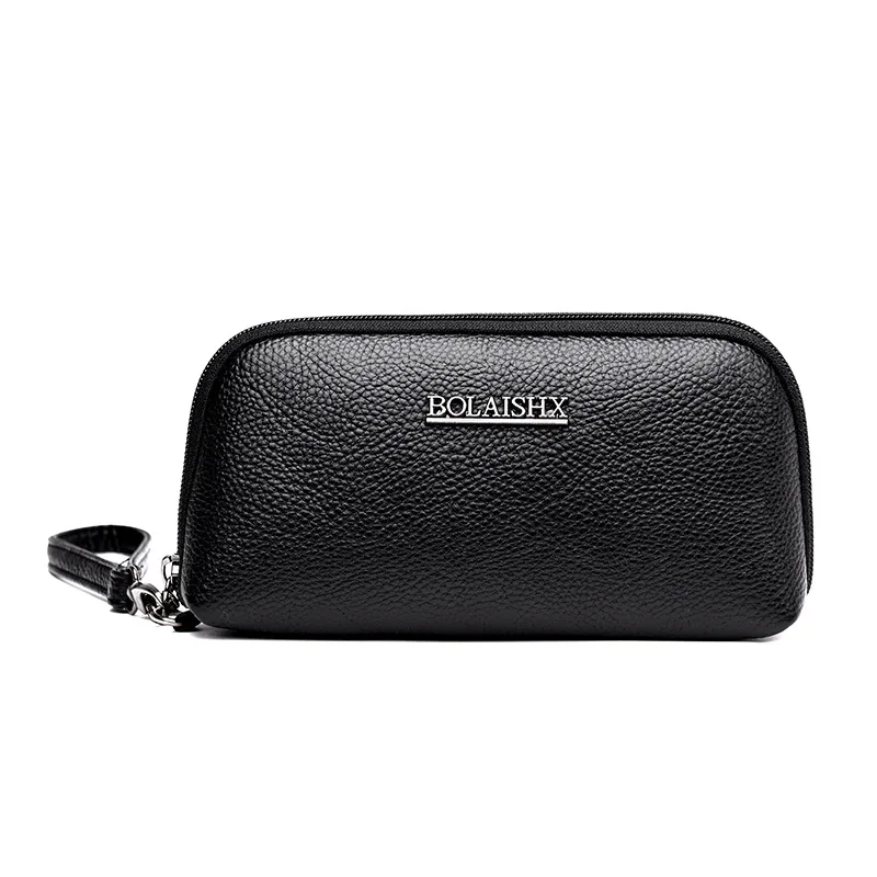 

Fashion Women Bag Leather Zipper Clutch Purse Business Handbag Mobile Phone Wallet Pouch Female Handy Bag Bags Sac A Main Femme