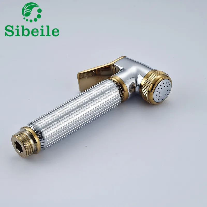 SBLE Handheld Toilet Bathroom Brass Bidet Shower Head Spray Sprayer Chrome Finish Bidet Head