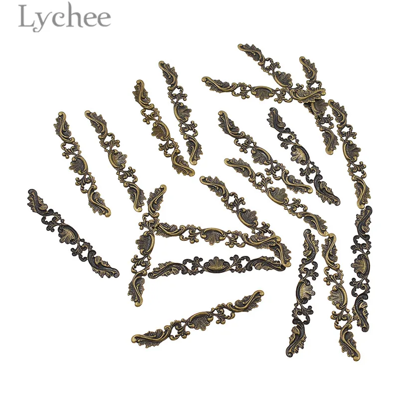 Lychee Life 20 шт. медные антикварные цветы кусочки для скрапбукинга украшения сделай