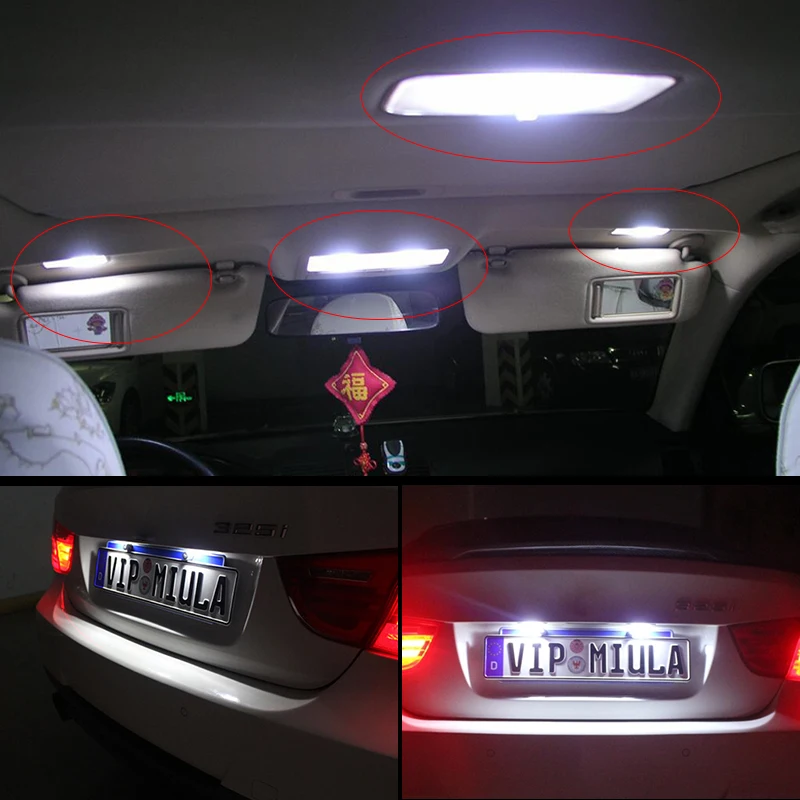 Габаритные боковые фонари W5W светодиодный T10 168 для Volkswagen VW Polo Passat b5 b6 CC Golf 4 5 6 7 Jetta 2