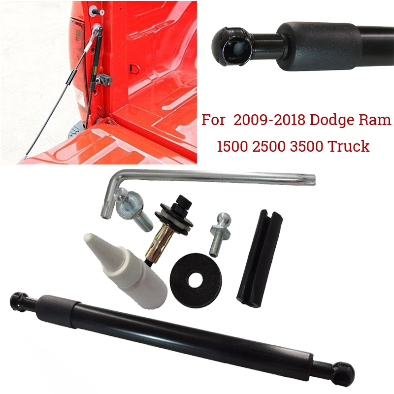 

High performance Tailgate Assist Shock Fit for Dodge Ram 1500 2500 3500 Truck 2009-2018 truck safety tailgates assist tool Set