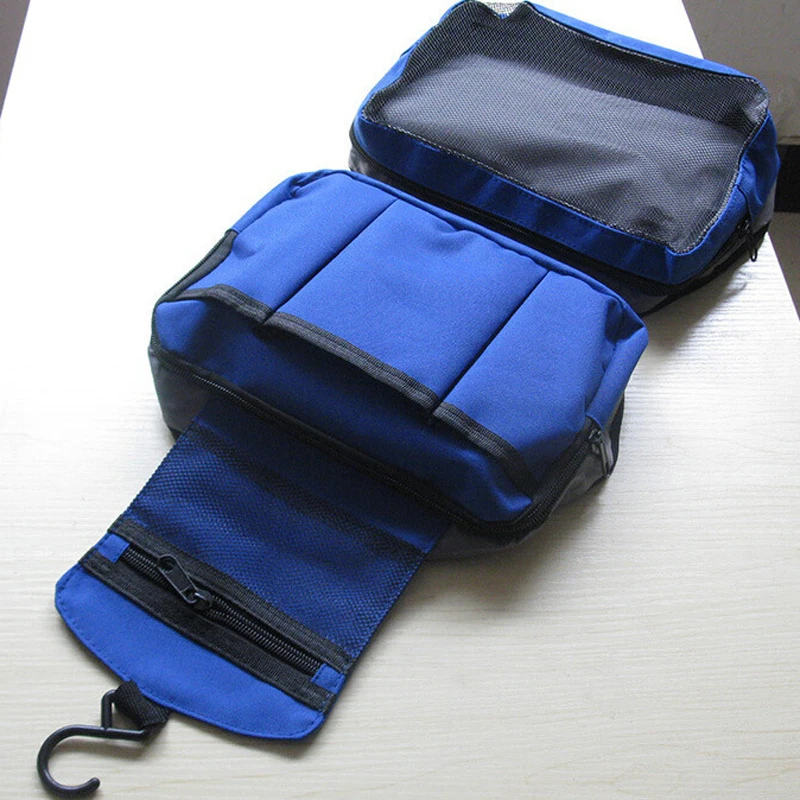 شنقا سفر تخزين مقسم حقيبة المحمولة ماكياج التجميل الحقيبة الزينة عارضة التخييم حالة اكسسوارات المنزل منظمة