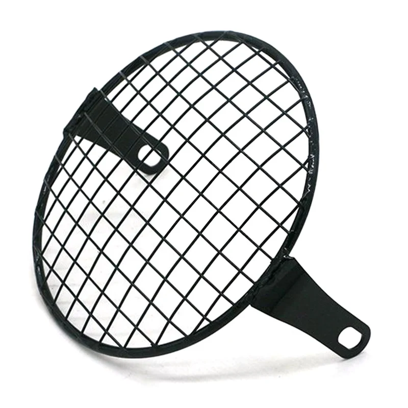 Universal 5.75inch Motorcycle Headlight Mesh Grill Mask Headlamp