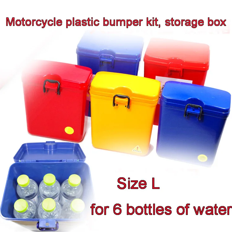 

Motorcycle plastic bumper kit, storage box, bikes plastic water cup, sundries bucket.motorbike tools bag