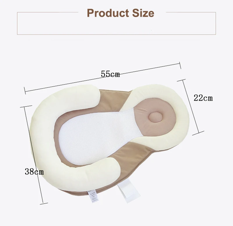 Подушка для младенца матрас детская позиционная площадка для сна предотвращает плоскую форму головы Анти-опрокидывание подушки для детей