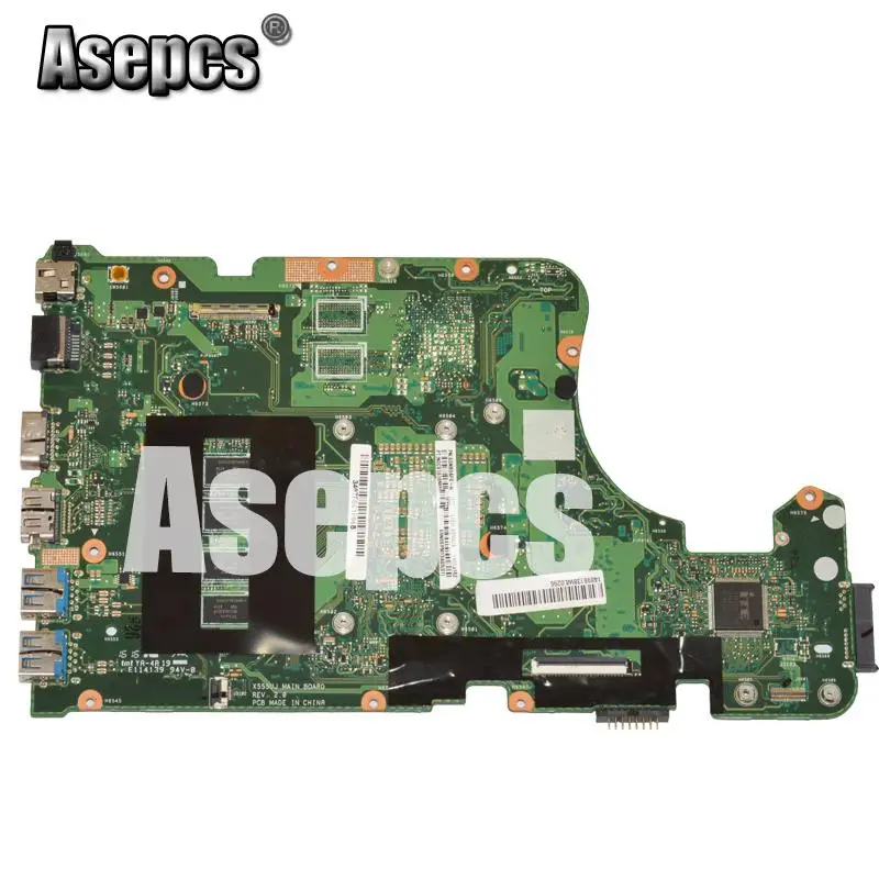 Asepcs X555UA материнская плата для ноутбука ASUS X555UJ X555UF F555U X555UB X555UQ X555U Тесты оригинальная материнская плата 4G Оперативная память I7-6500U