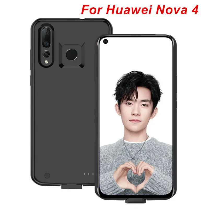

For Huawei Nova 4 Battery Case 6500 Mah Charger Case Smart Phone Cover Power Bank For Huawei Nova 4 Battery Case