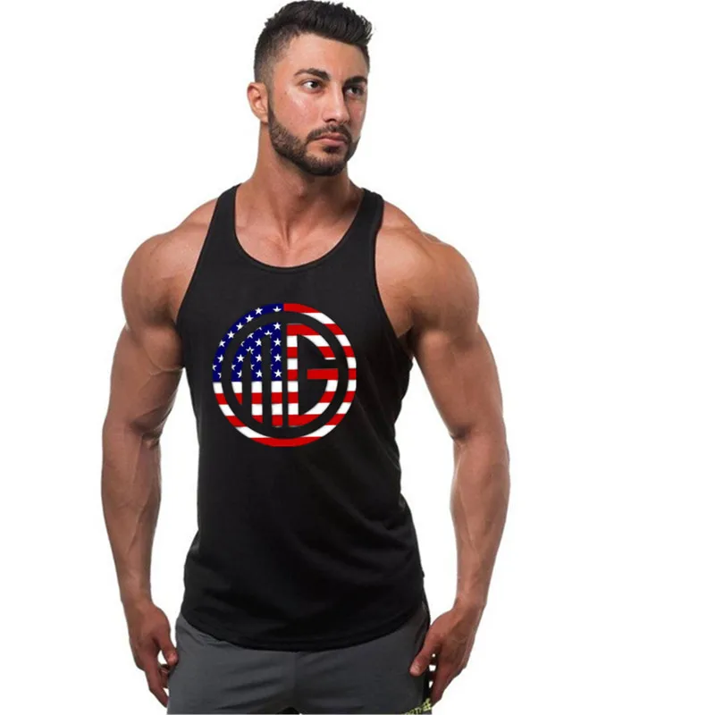 

Spring/summer 2019 men's new casual fashion cotton O collar sleeveless quick drying breathable thin vest 6 colors MLCRIYG