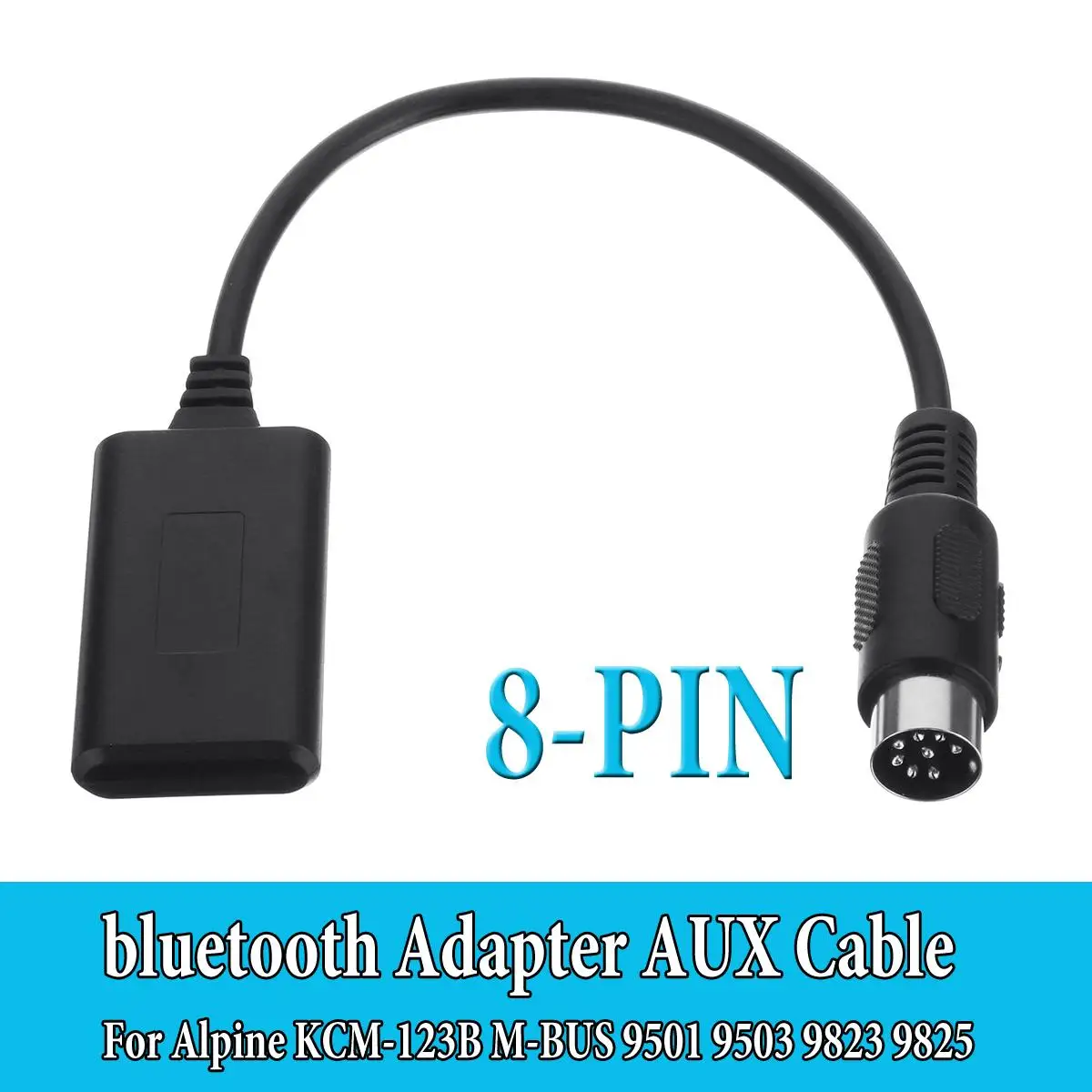 

bluetooth Adapter Music Aux Module For Alpine KCM-123B M-BUS 9501 9503 9823 9825 Car Electronics Accessories