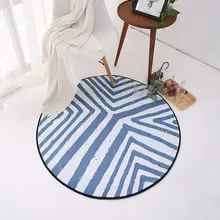 Современный стильный круглый коврик компьютерный стул спальня гостиная настил коврик