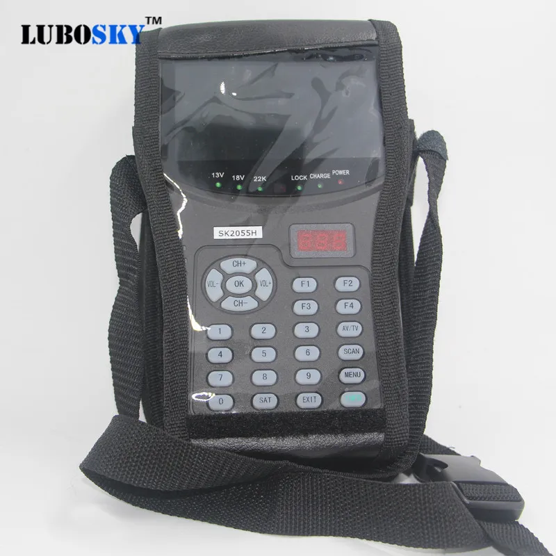 New Satellite Finder full hd Support DVB-S/S2 MPEG-4 standard and free channel analysis LUBOSKY SK2055H
