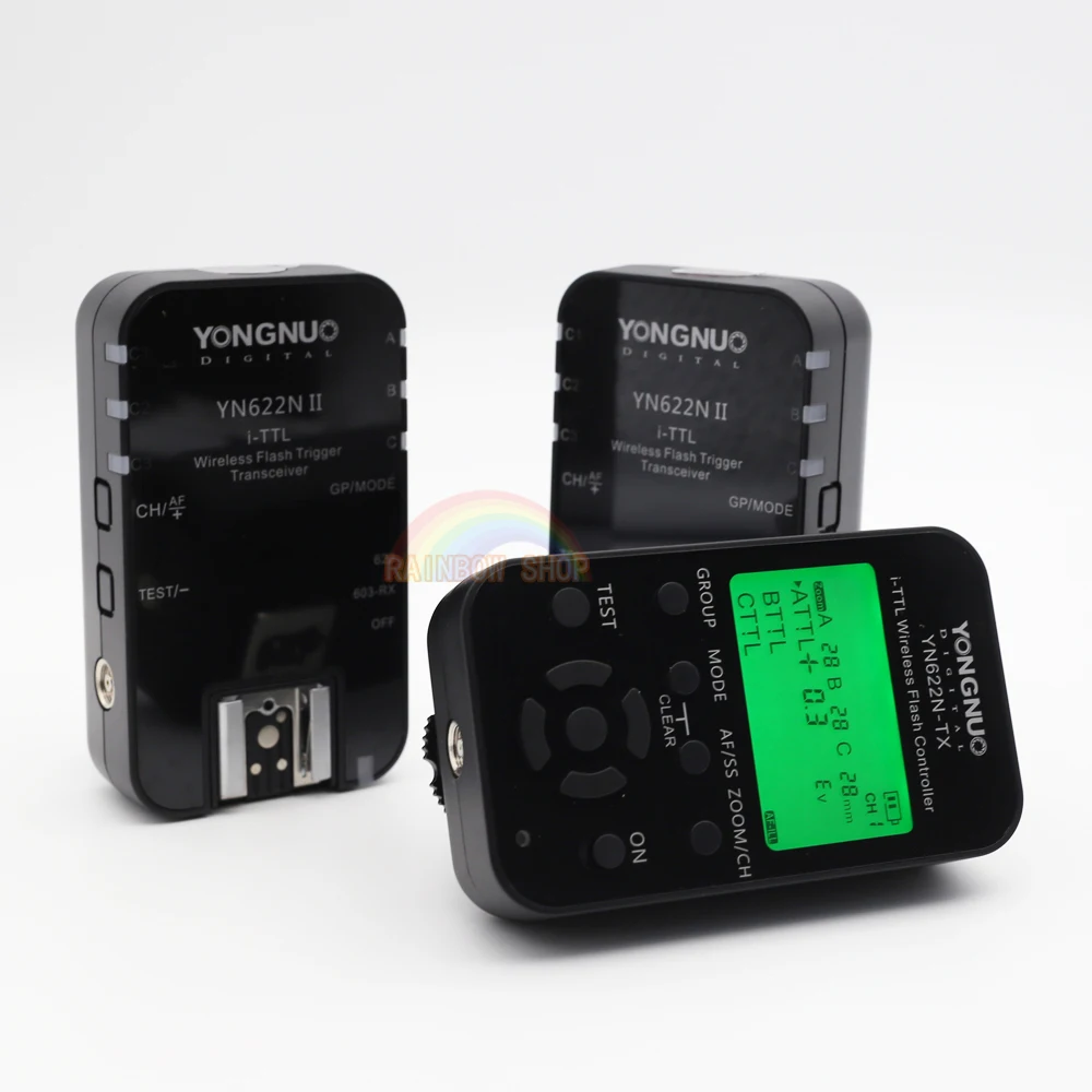 

YN-622N II Trigger YN622N-TX LCD Controller ETTL Wireless Flash Trigger YONGNUO Transceiver for Nikon D800 D800E D800S D600 D610