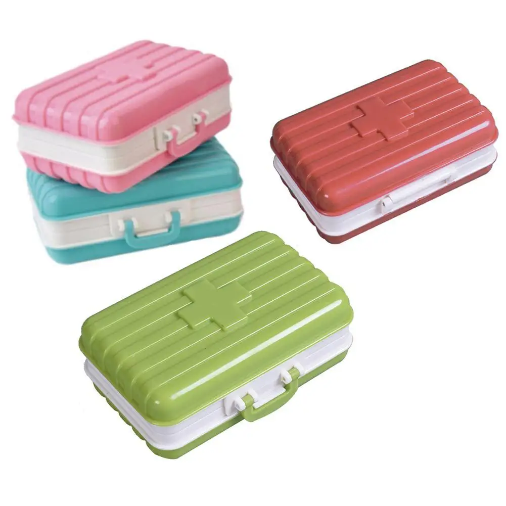 

Mini 7 Days Multi-Function Plastic Medicine Case Reminder Storage Healthy Care Empty Drug Box Small Portable Pill Medicine Box