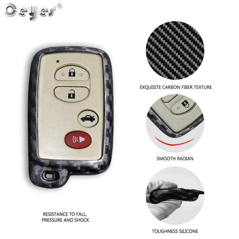 Carbon fiber key cover for TOYOTA (2)