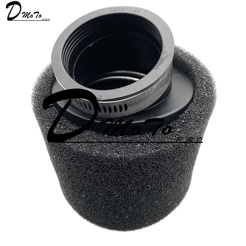 Red 32mm 35mm 38mm 42mm 45mm 48mm Bend Elbow Neck Foam Air Filter Sponge Cleaner Moped Scooter Dirt Pit Bike Motorcycle Kayo BSE