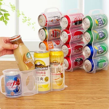 

Beer Soda Can Storage Box Kitchen Fridge Drink Bottle Refrigeration Organizer Beer Coke Drink Storage Box C1124 e