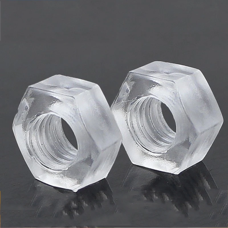 

M3/M4/M5/M6 Nylon Hex Nut / Plastic Nut / Nylon Nut / PC Transparent Nut