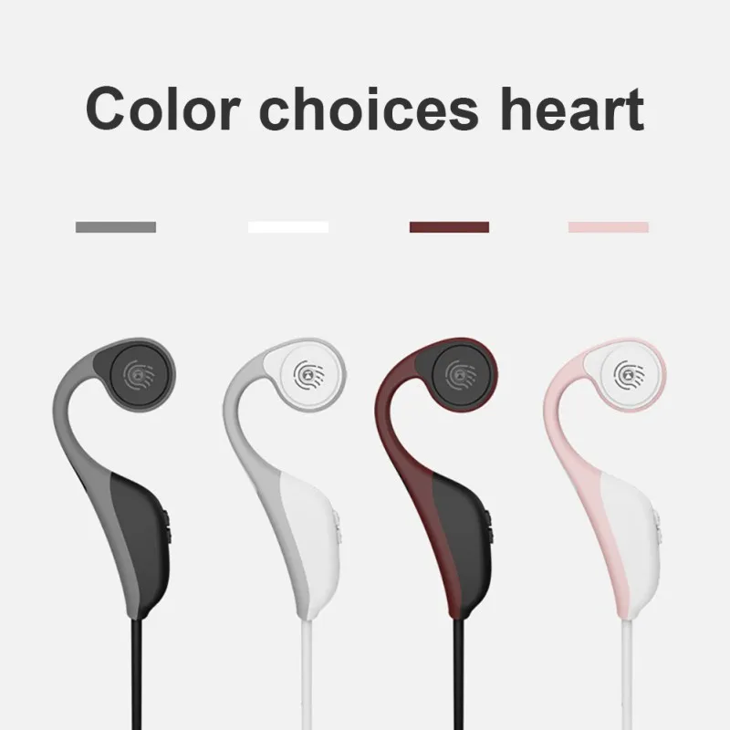 

NewOutdoor Bluetooth 5.0 S.Wear Z8 Wireless Headphones Bone Conduction Earphone Sport Headset with Microphone Handsfree Headsets